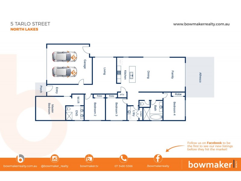 5 Tarlo Street, North Lakes QLD 4509 Floorplan
