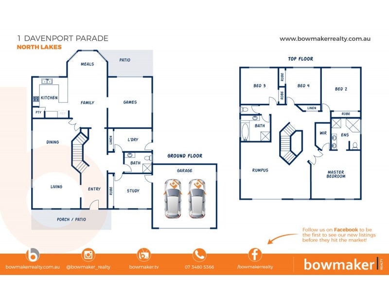 1 Davenport Parade, North Lakes QLD 4509 Floorplan