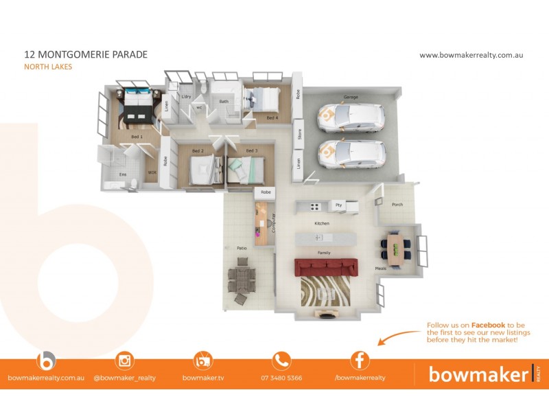 12 Montgomerie Parade, North Lakes QLD 4509 Floorplan