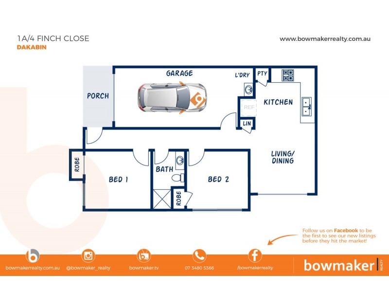 1A/4 Finch Close, Dakabin QLD 4503 Floorplan