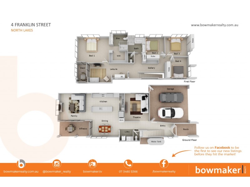 4 Franklin Street, North Lakes QLD 4509 Floorplan