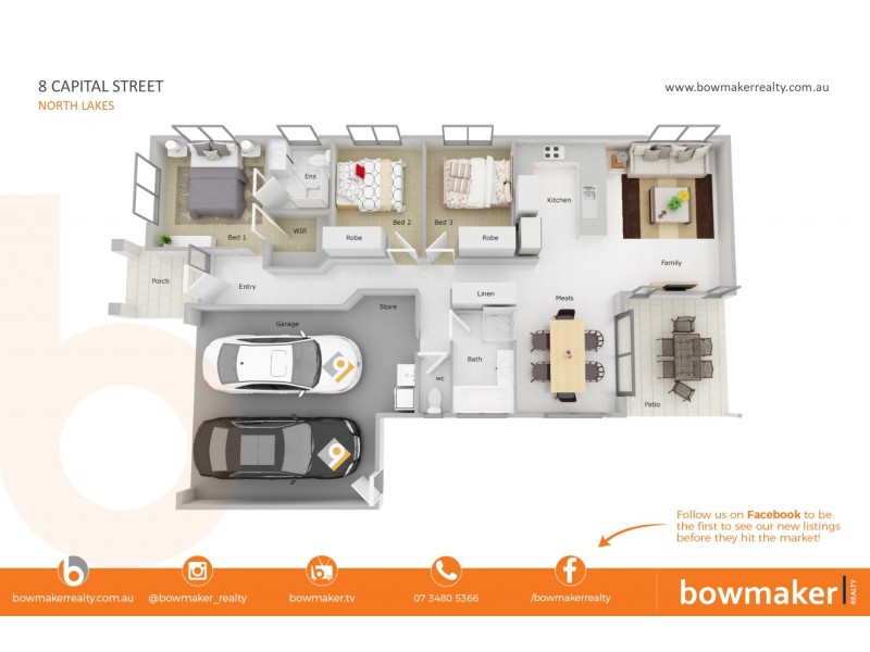 8 Capital Street, North Lakes QLD 4509 Floorplan
