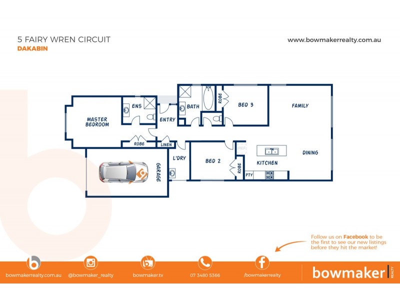 5 Fairy Wren Circuit, Dakabin QLD 4503 Floorplan