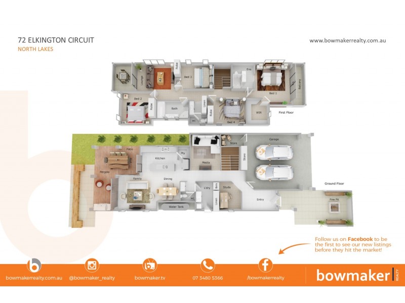72 Elkington Circuit, North Lakes QLD 4509 Floorplan