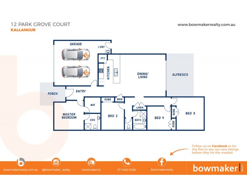 12 Park Grove Court, Kallangur QLD 4503 Floorplan