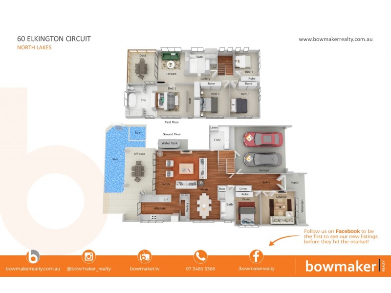 60 Elkington Circuit, North Lakes QLD 4509 Floorplan