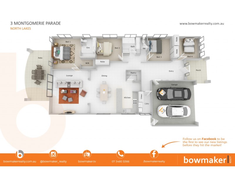 3 Montgomerie Parade, North Lakes QLD 4509 Floorplan