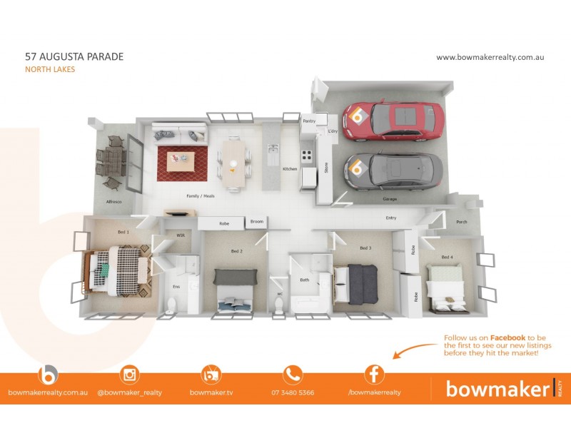 57 Augusta Parade, North Lakes QLD 4509 Floorplan