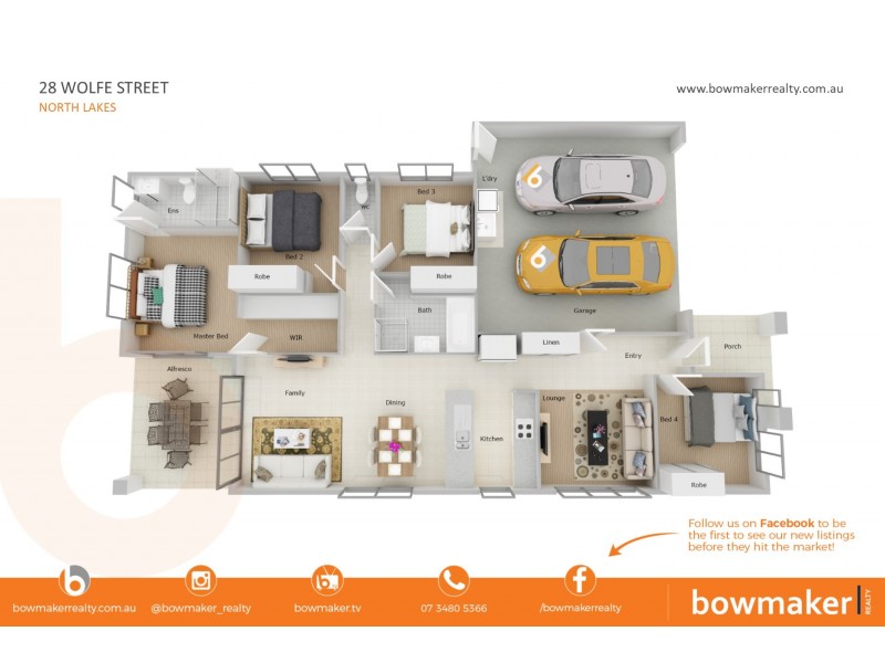 28 Wolfe Street, North Lakes QLD 4509 Floorplan