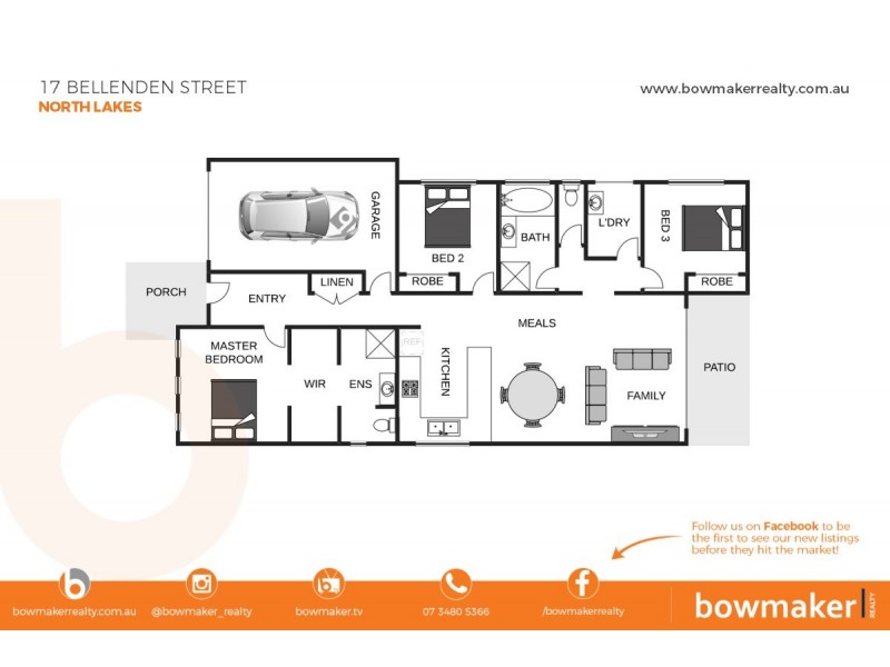 17 Bellenden Street, North Lakes QLD 4509 Floorplan