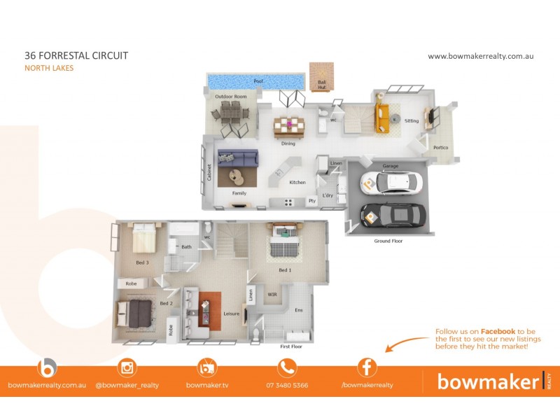36 Forrestal Circuit, North Lakes QLD 4509 Floorplan