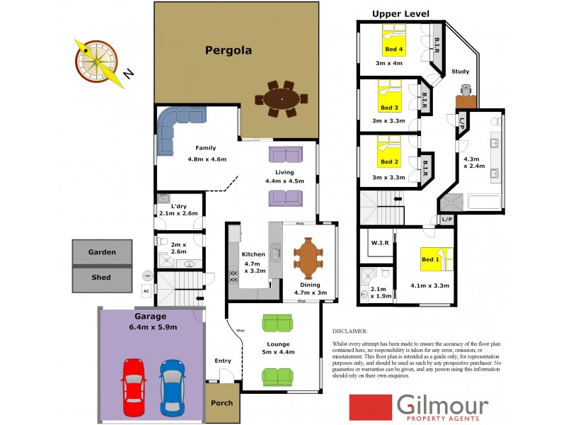 44 Valerie Avenue, Baulkham Hills NSW 2153 Floorplan