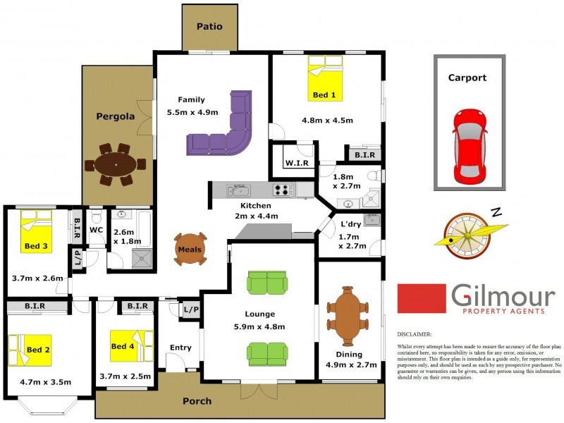 6 Lynstock Avenue, Castle Hill NSW 2154 Floorplan