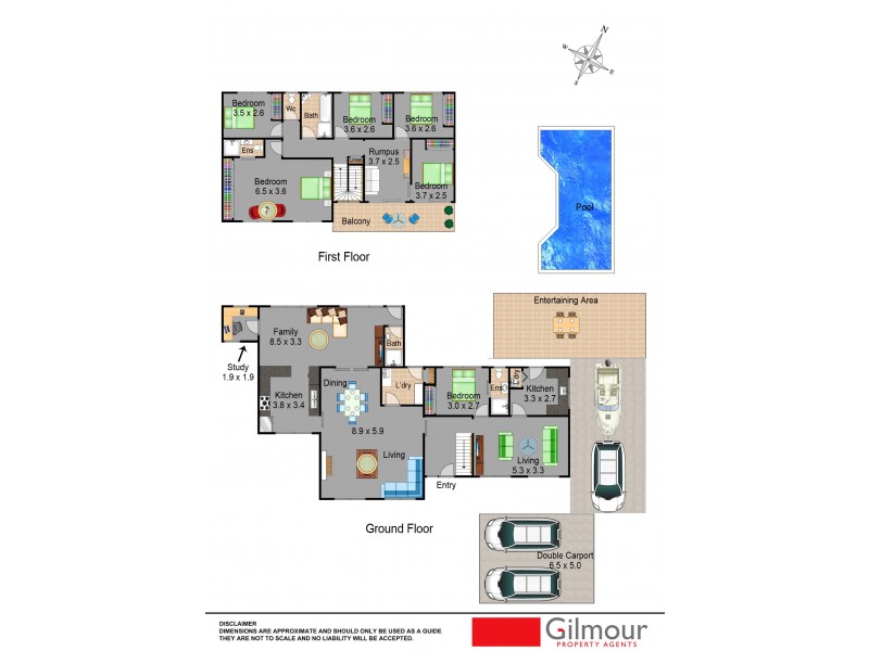 5 Akora Avenue, Baulkham Hills NSW 2153 Floorplan