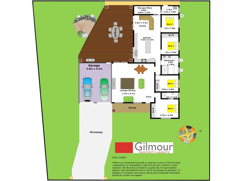4 Garrett Avenue, Glenhaven NSW 2156 Floorplan