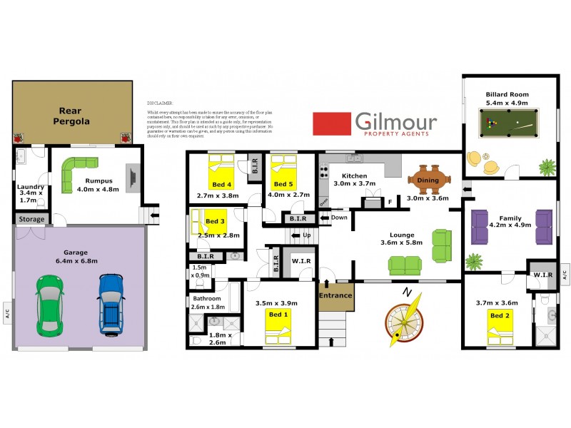 1 Chainmail Crescent, Castle Hill NSW 2154 Floorplan