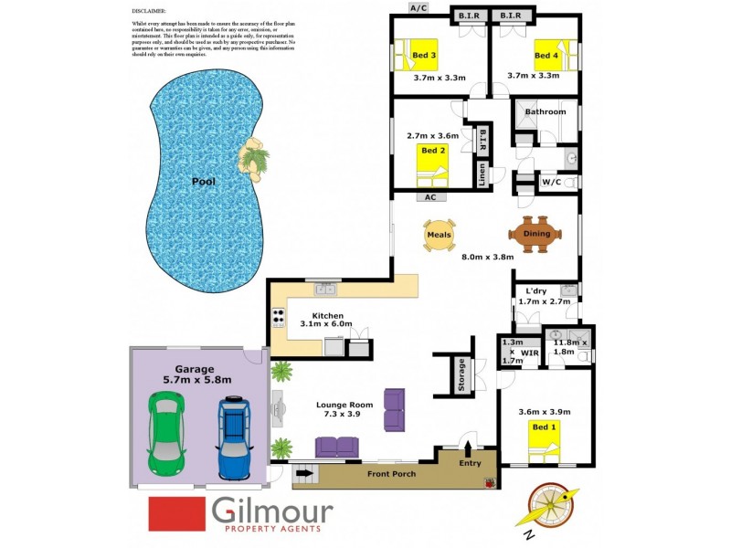 9 Yaringa Road, Castle Hill NSW 2154 Floorplan