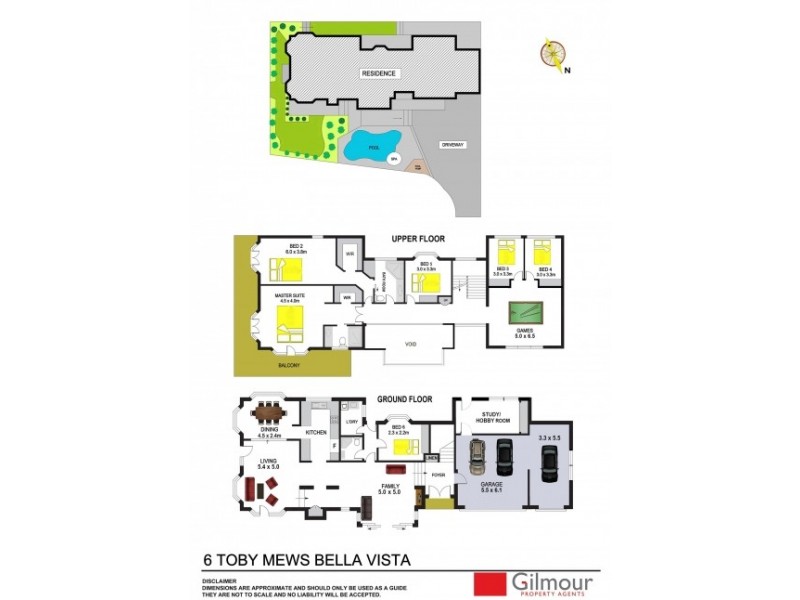 6 Toby Mews, Bella Vista NSW 2153 Floorplan