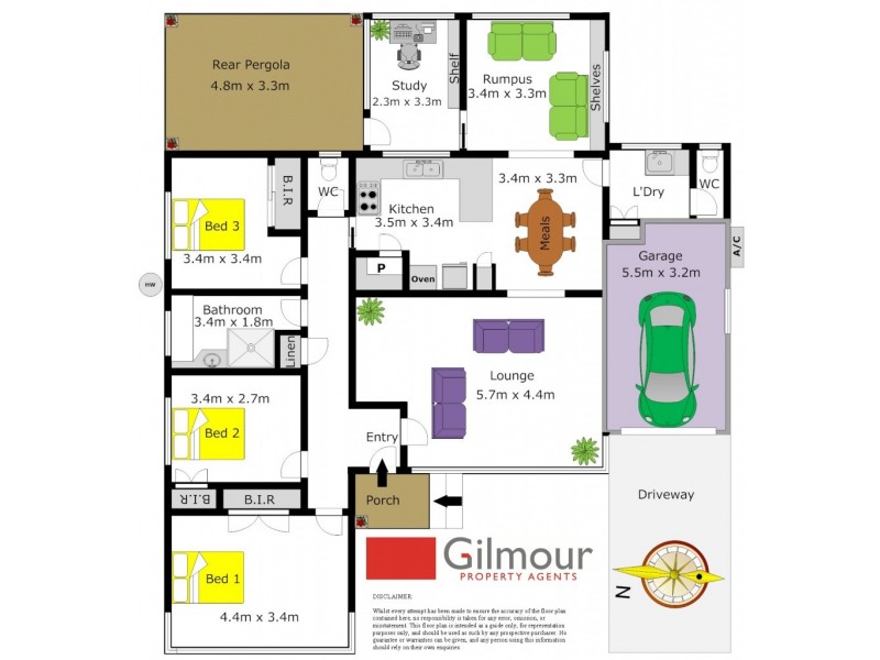 5 Hambledon Avenue, Baulkham Hills NSW 2153 Floorplan