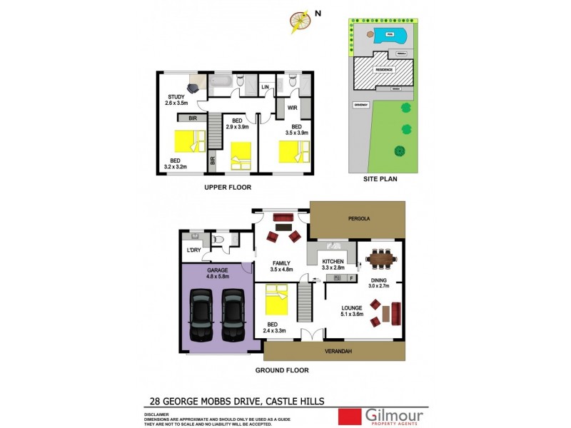 28 George Mobbs Drive, Castle Hill NSW 2154 Floorplan