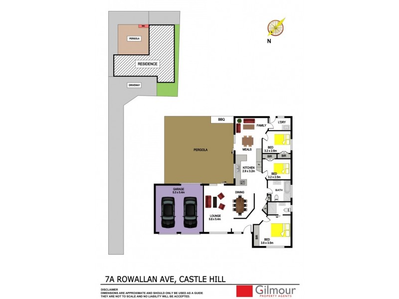 7A Rowallan Avenue, Castle Hill NSW 2154 Floorplan