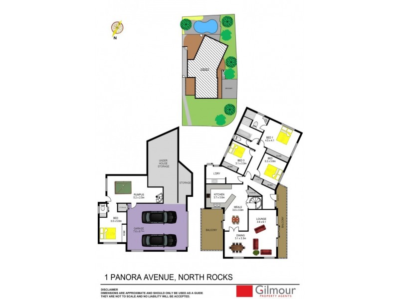 1 Panora Avenue, North Rocks NSW 2151 Floorplan