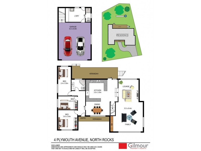 4 Plymouth Avenue, North Rocks NSW 2151 Floorplan