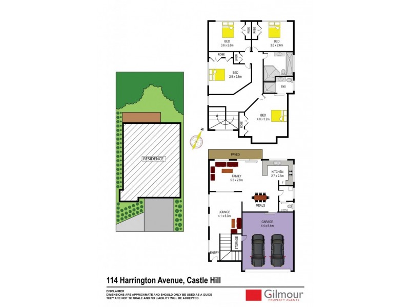 114 Harrington Avenue, Castle Hill NSW 2154 Floorplan
