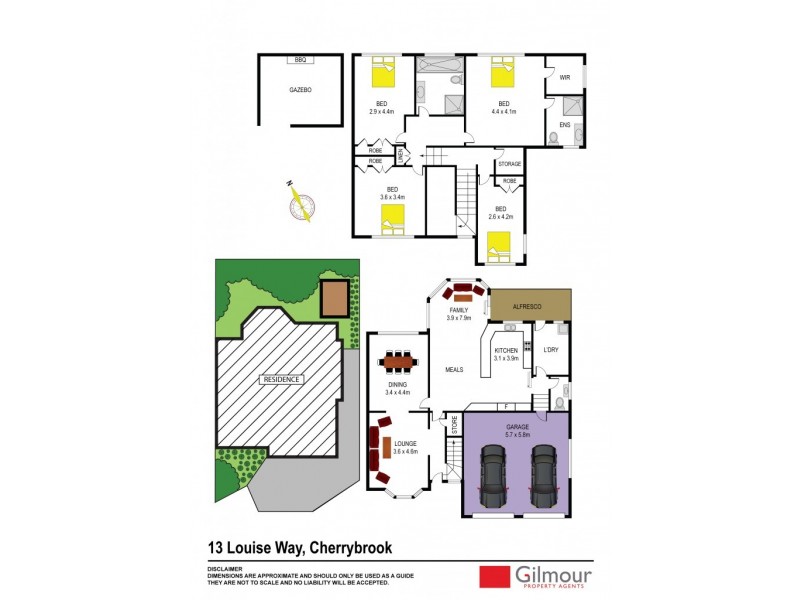 13 Louise Way, Cherrybrook NSW 2126 Floorplan