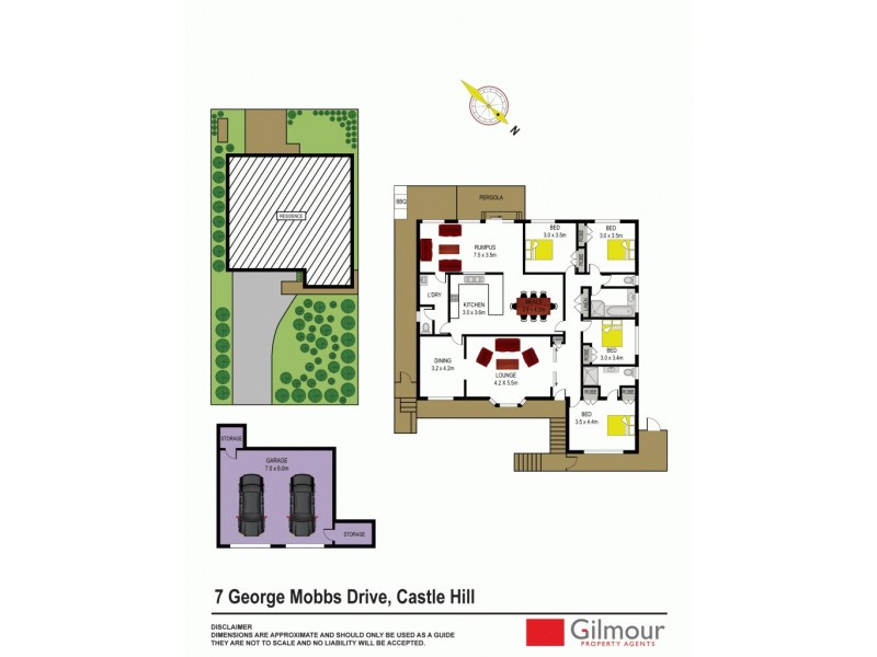 7 George Mobbs Drive, Castle Hill NSW 2154 Floorplan