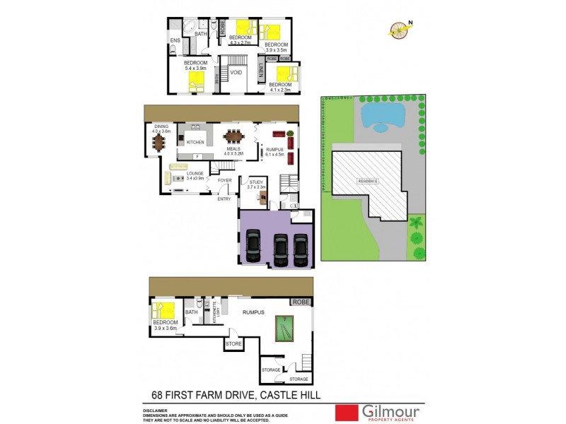 68 First Farm Drive, Castle Hill NSW 2154 Floorplan