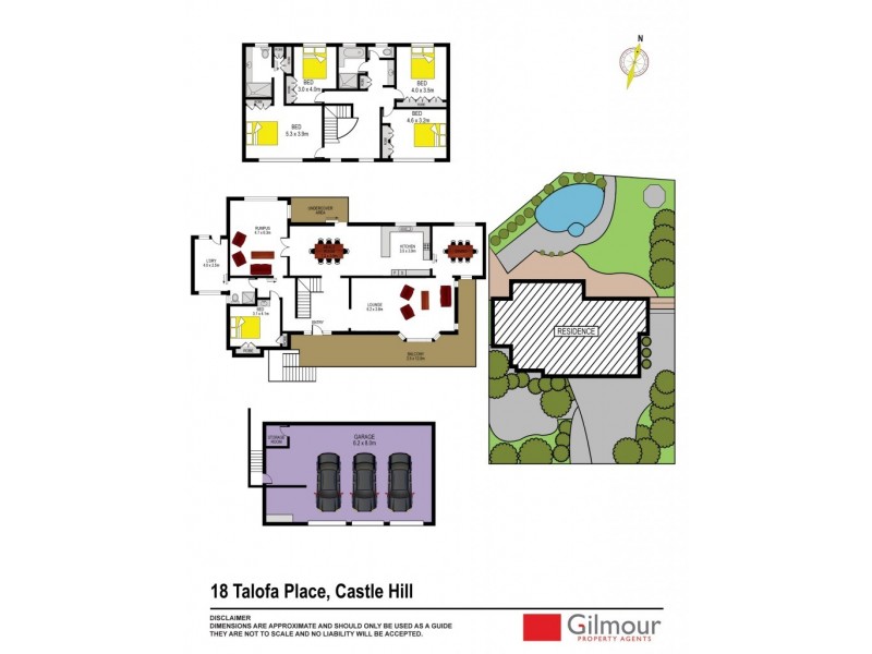 18 Talofa Place, Castle Hill NSW 2154 Floorplan