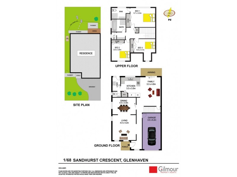 1/68 Sandhurst Crescent, Glenhaven NSW 2156 Floorplan