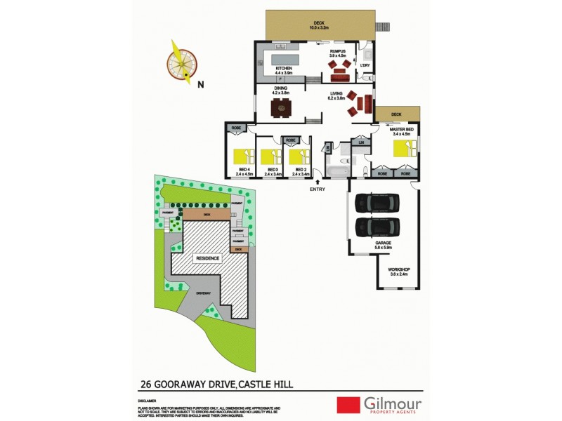 26 Gooraway Drive, Castle Hill NSW 2154 Floorplan