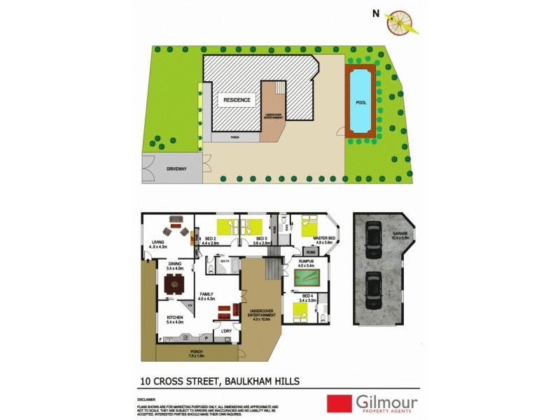 10 Cross Street, Baulkham Hills NSW 2153 Floorplan