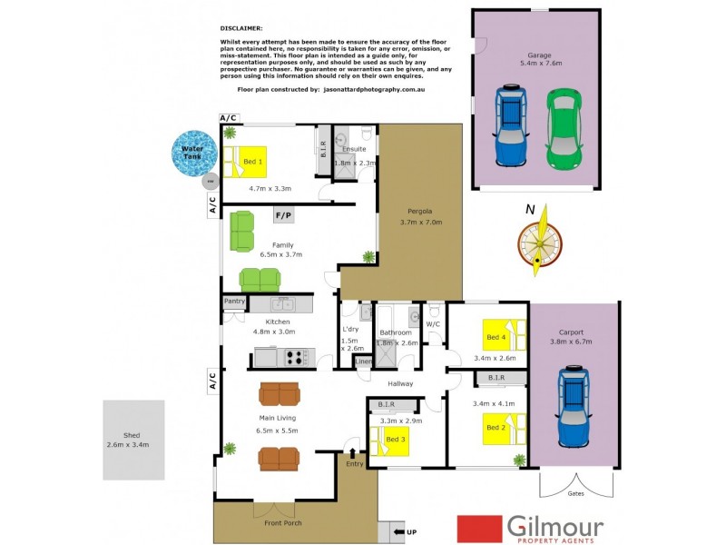 4 Katherine Place, Castle Hill NSW 2154 Floorplan