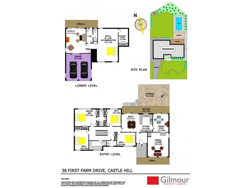 38 First Farm Drive, Castle Hill NSW 2154 Floorplan