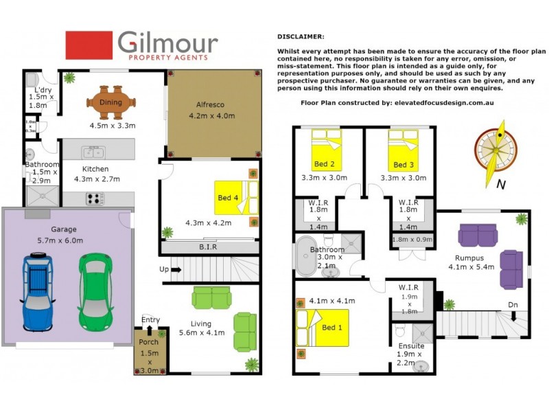 3 James Green Close, Kellyville NSW 2155 Floorplan