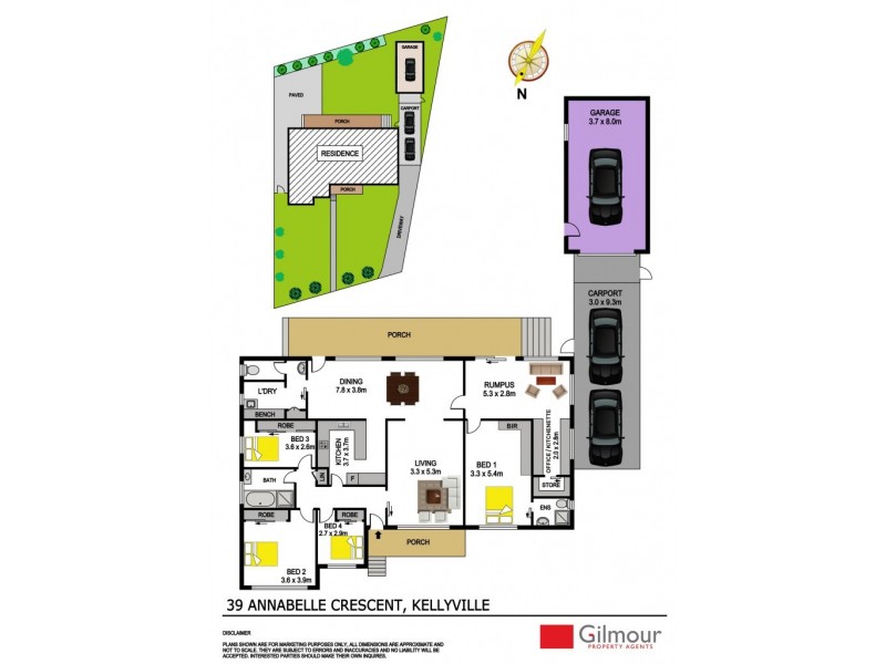 39 Annabelle Crescent, Kellyville NSW 2155 Floorplan