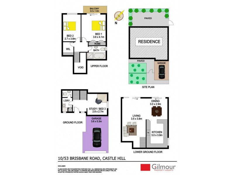 10/53 Brisbane Road, Castle Hill NSW 2154 Floorplan