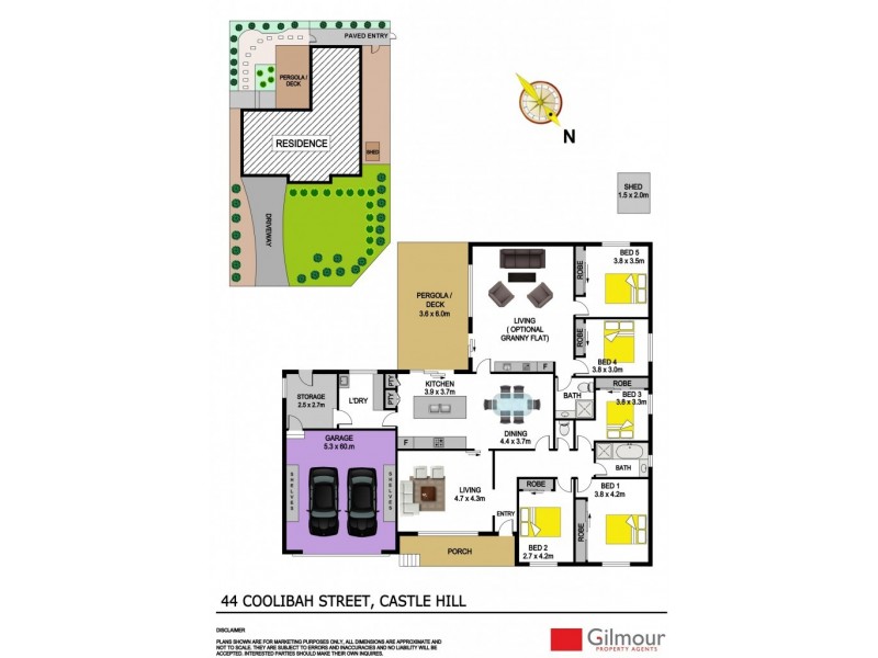 44 Coolibah Street, Castle Hill NSW 2154 Floorplan