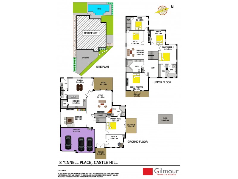 8 Yinnell Place, Castle Hill NSW 2154 Floorplan