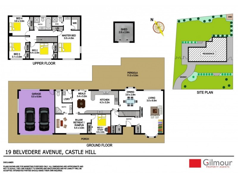 19 Belvedere Avenue, Castle Hill NSW 2154 Floorplan