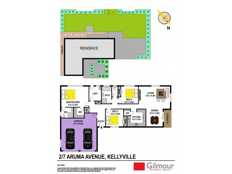 2/7 Aruma Avenue, Kellyville NSW 2155 Floorplan