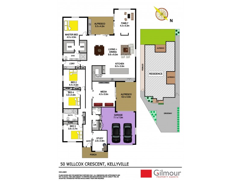 50 Willcox Crescent, Kellyville NSW 2155 Floorplan