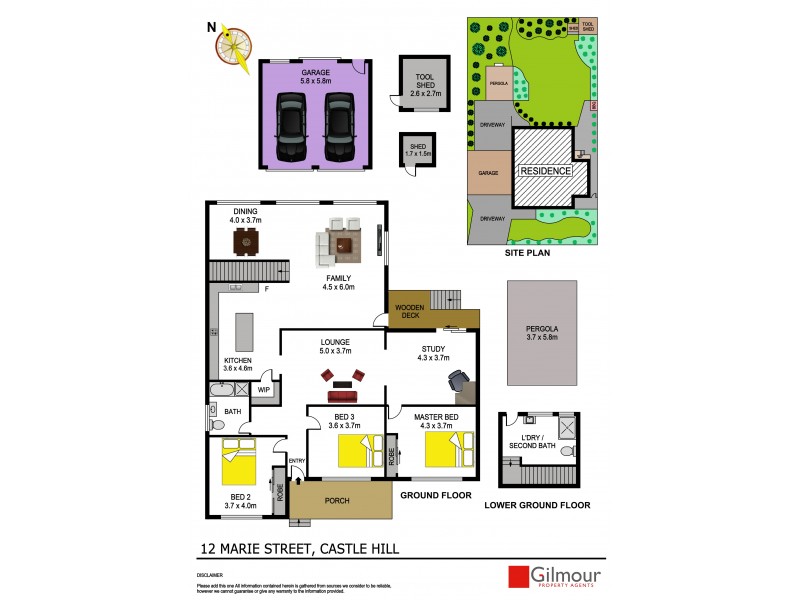 12 Marie Street, Castle Hill NSW 2154 Floorplan
