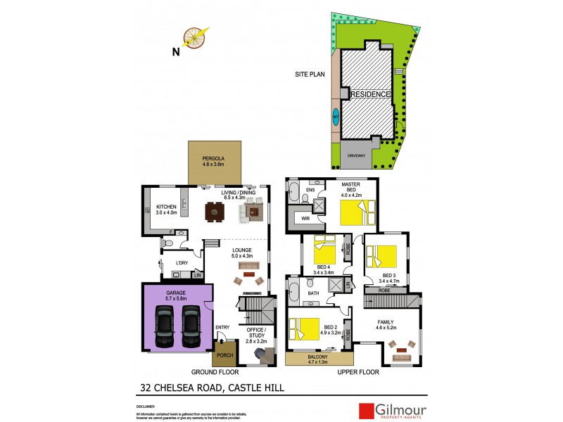 32 Chelsea Road, Castle Hill NSW 2154 Floorplan