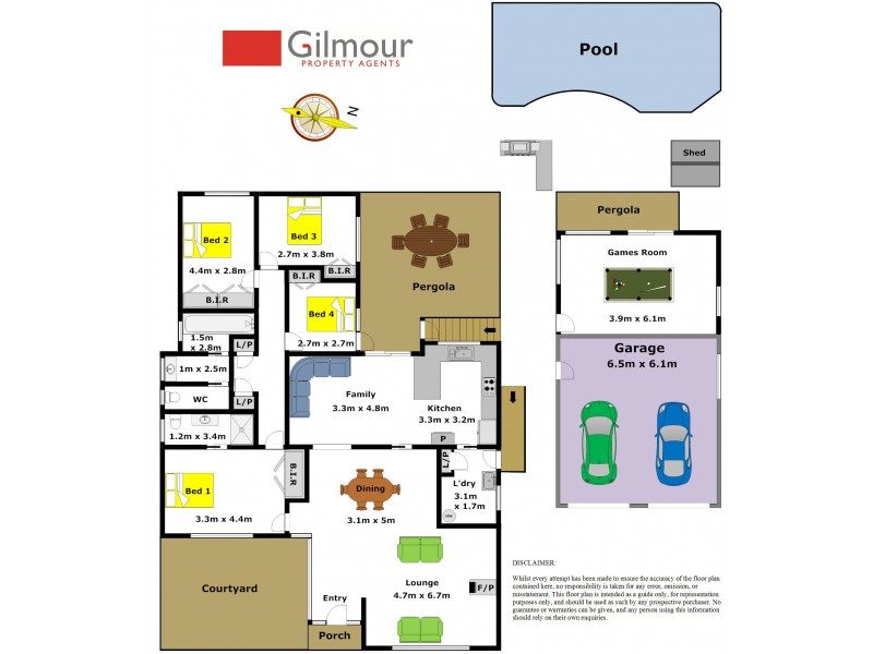 9 Partridge Avenue, Castle Hill NSW 2154 Floorplan