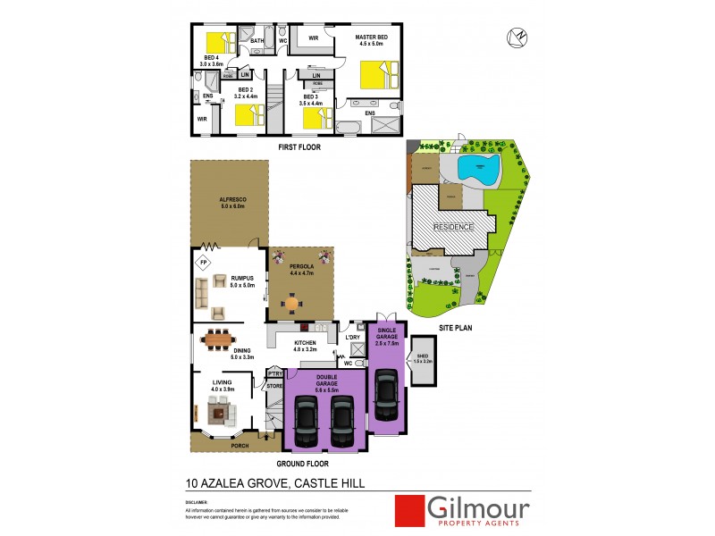 10 Azalea Grove, Castle Hill NSW 2154 Floorplan