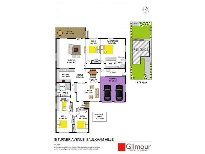 15 Turner Avenue, Baulkham Hills NSW 2153 Floorplan